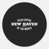 Zza Catal Ct I Love New Haven Azza Pride Gi Ronde Sticker (Voorkant)