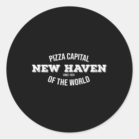 Zza Catal Ct I Love New Haven Azza Pride Gi Ronde Sticker (Voorkant)