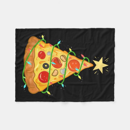 Zza Christmas Tree Zza Lover Gift  Fleece Deken (Voorkant (Horizontaal))