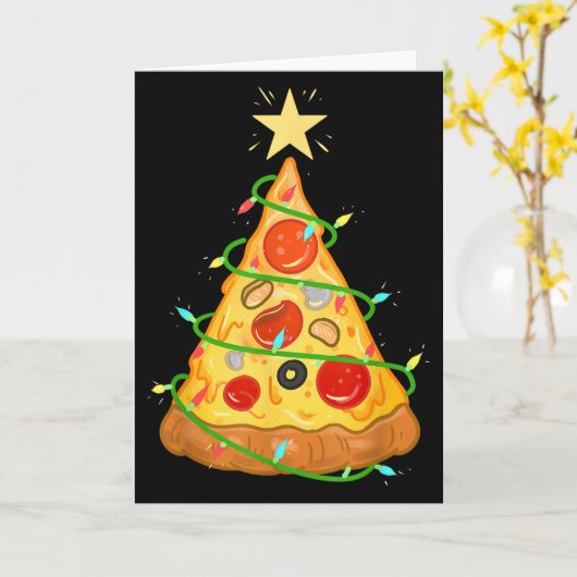 Zza Christmas Tree Zza Lover Gift  Kaart (Gele Bloem)