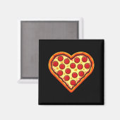 Zza Heart Cute Valentines Day Funny Heart Shaped Z Magneet (Voorkant / Achterkant)