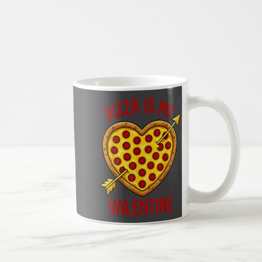 Zza is mijn Valentijn grappige Valentijnsdag jonge Koffiemok (Rechts)