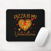 Zza Is My Valentine Fast Food Zza Heart Valent  Muismat (Met muis)