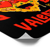 Zza Is My Valentine Funny Valentines Day Boys Gi _ Poster (Hoek)