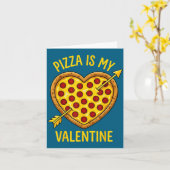 Zza Is My Valentine Funny Valentines Day Boys Girl Kaart (Gele Bloem)