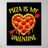 Zza Is My Valentine Funny Valentines Day Boys Ki  Poster (Voorkant)