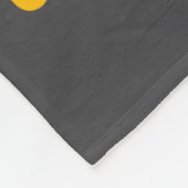 Zza Is My Valentine Funny Valentines Day Heart  Fleece Deken (Hoek)