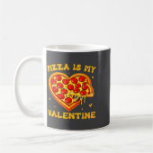 Zza Is My Valentine Funny Valentines Day Heart  Koffiemok (Links)