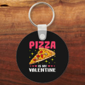 Zza Is My Valentine Valentines Day Sleutelhanger (Voorkant)