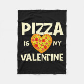 Zza Is My Valentine Zza Ker Food Lover  Fleece Deken (Voorkant)