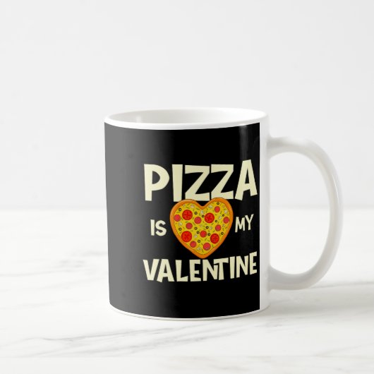 Zza Is My Valentine Zza Ker Food Lover  Koffiemok (Rechts)