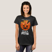 Zza Pompoen Jackolantern Kostuum Eenvoudig Hallowe T-shirt (Voorkant volledig)