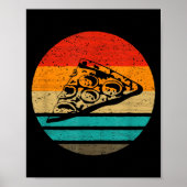 Zza Slice Retro Style Vintage  Poster (Voorkant)