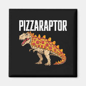 Zza T-rex Dino Fast Food Funny Zza Dinosaur Magneet (Voorkant)