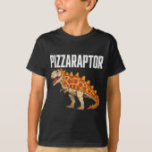 Zza T-rex Dino Fast Food Funny Zza Dinosaur  T-shirt (Voorkant)