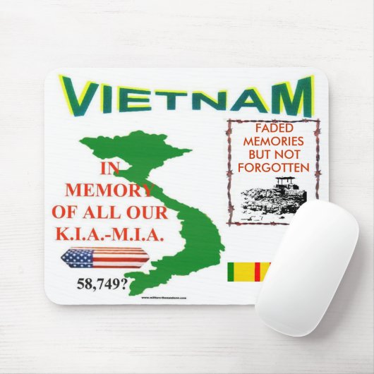 Zzazv-VIETNAM MEMORIES Muismat (Met muis)