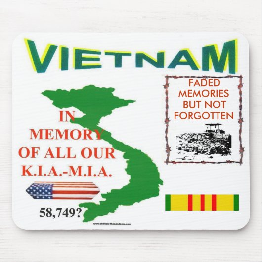 Zzazv-VIETNAM MEMORIES Muismat (Voorkant)