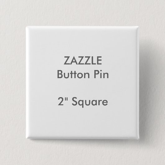 ZZLE Custom 2" Square Button Pin (Voorkant)