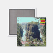 zZW007 VICTORIA-HERFSTEN, GORGE, Zimbabwe, Fridge Magneet (Voorkant / Achterkant)