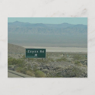 Zzyzx Rd. ~ BRIEFKAART