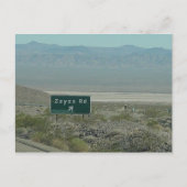 Zzyzx Rd. ~ BRIEFKAART (Voorkant)