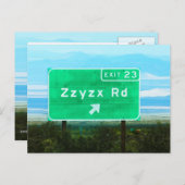 ZZYZX RD BRIEFKAART (Voorkant / Achterkant)