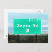 Zzyzx Rd.Exit Briefkaart (Voorkant / Achterkant)