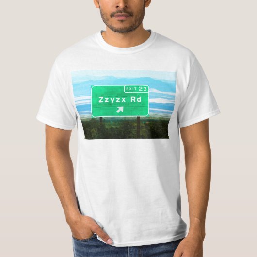 ZZYZX RD T-SHIRT (Voorkant)