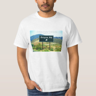 Zzyzx Road T-shirt