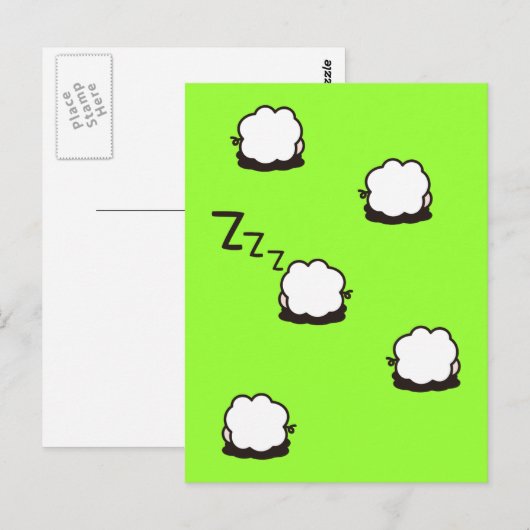 ZZZ BRIEFKAART (Voorkant / Achterkant)