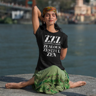ZZZ- ijverig, Zestful, Zen Tri-Blend Shirt