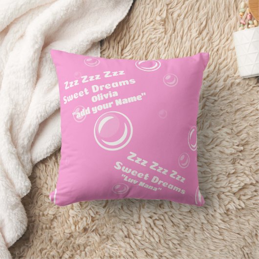 ZZZ roze Kussen (Deken)