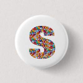 ZZZ YYYY AAA SSS ZZ YY A Z Y A S Gifts FUN ALPH Ronde Button 5,7 Cm