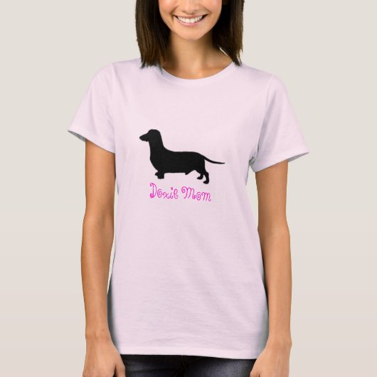Zzzle1, Doxie Mam T-shirt (Voorkant)
