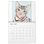Zzzle 003, Katten op Amber Day 2010 Kalender (Mar 2027)