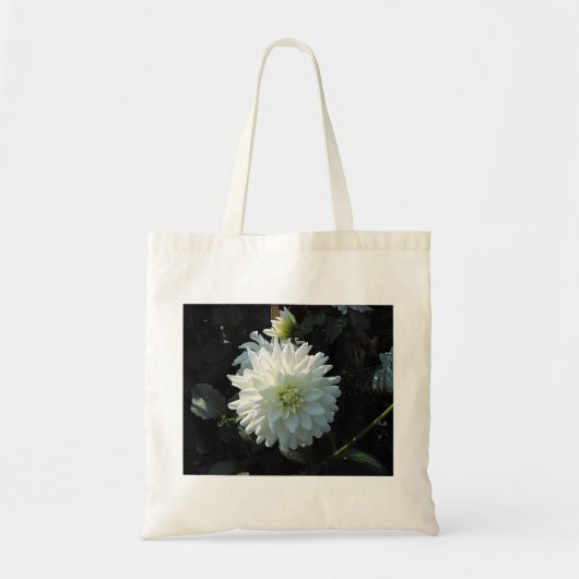Zzzle_white_flower Tote Bag (Voorkant)