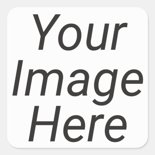 Zzzle_wrappingpaper-tiled_YIH Vierkante Sticker (Voorkant)