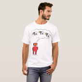 zzzzZZ tellen van robotschaap T-shirt (Voorkant volledig)